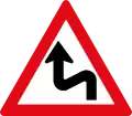 Double curve,first to left