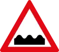 Uneven road