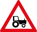 Agricultural vehicles ahead