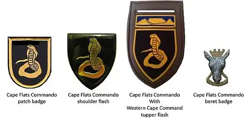 SADF era Cape Flats Commando insignia