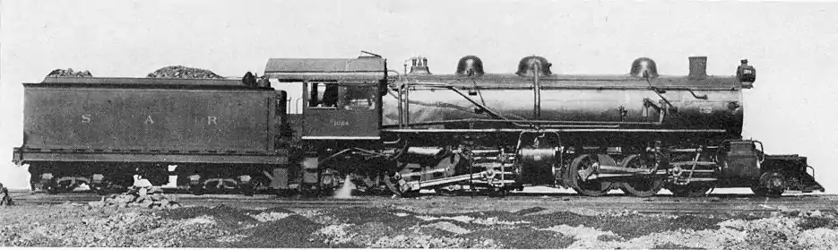 No. 1628 in plain black SAR livery, c. 1920