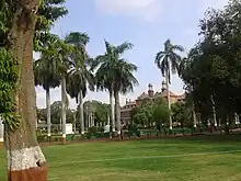 It is also known as kamati baug.  Sayaji baug was dedicated to the citizens of vadodara by maharaja sayajirao gaekwad in 1879, on the river vishwamitri.