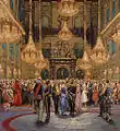 The reception of the Lord Mayor in the Burgerzaal of the Royal Palace on the Dam, 1929