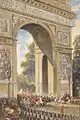 1814, Allied troops march through Paris, by Nicolaas Pieneman