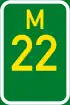 Metropolitan route M22 shield