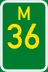 Metropolitan route M36 shield