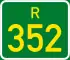 Regional route R352 shield