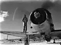 Douglas SBD Dauntless dive bomber at Majuro