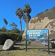 Arroyo Burro Beach park entrance