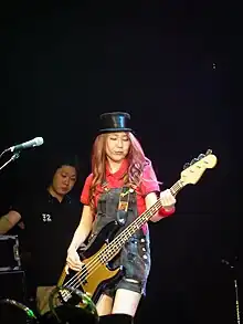 Tomomi performing in 2015