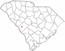 Location of Aiken, South Carolina