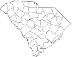 Location of Chapin, South Carolina