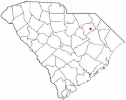 Location of Darlington, South Carolina