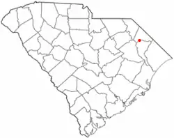 Location of Sellers in South Carolina