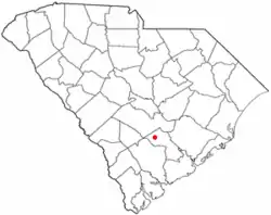 Location of St. George, South Carolina
