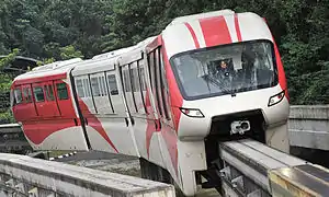 A monorail from Kuala Lumpur, Malaysia.