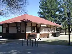 Peoria Railroad Depot – built in 1895 in Peoria, Az., was dismantled and rebuilt at the park.