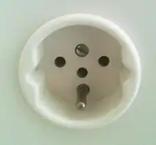 Type 14 single socket (10 A), now obsolete