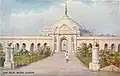 Illustration of Shah Najaf Mosque on postcard of Raphael Tuck & Sons