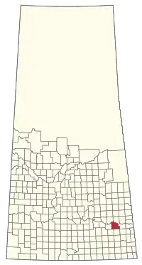Location of the RM of Elcapo No. 154 in Saskatchewan