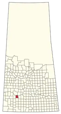 Location of the RM of Saskatchewan Landing No. 167 in Saskatchewan