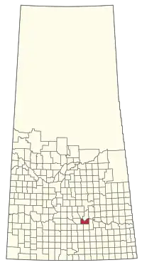 Location of the RM of Lumsden No. 189 in Saskatchewan
