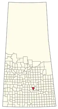 Location of the RM of McKillop No. 220 in Saskatchewan