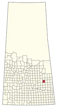 Location of the RM of Insinger No. 275 in Saskatchewan