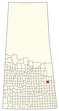 Location of the RM of Buchanan No. 304 in Saskatchewan