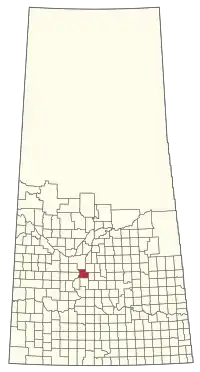 Location of the RM of Dundurn No. 314 in Saskatchewan