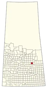 Location of the RM of Lakeview No. 337 in Saskatchewan