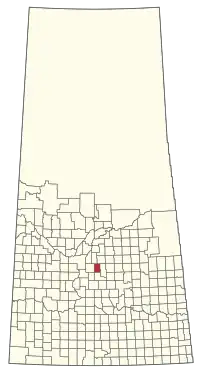 Location of the RM of Colonsay No. 342 in Saskatchewan