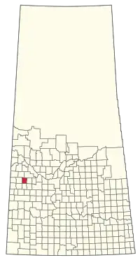 Location of the RM of Tramping Lake No. 380 in Saskatchewan