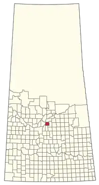 Location of the RM of Fish Creek No. 402 in Saskatchewan