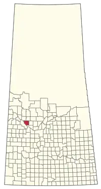 Location of the RM of North Battleford No. 437 in Saskatchewan