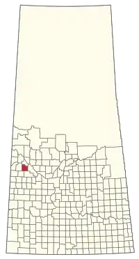 Location of the RM of Cut Knife No. 439 in Saskatchewan