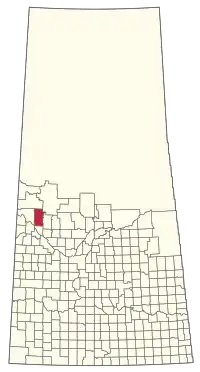 Location of the RM of Mervin No. 499 in Saskatchewan