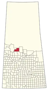 Location of the RM of Big River No. 555 in Saskatchewan