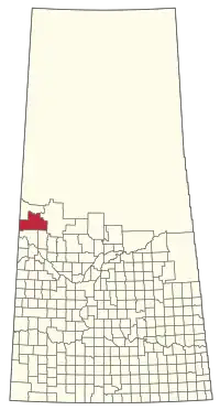 Location of the RM of Loon Lake No. 561 in Saskatchewan
