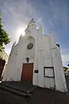 This building in the Neo-Gothic style was designed and erected by Carl Otto Hager. It was originally used as a Lutheran Church after its consecration on 28 November 1854.