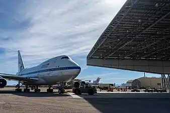 SOFIAs tow from DM AFB to PIMA Air and Space Museum.