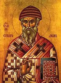 Saint Spyridon the Wonderworker, of Tremithus.