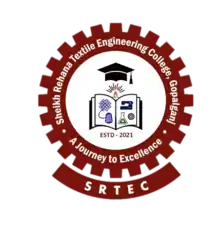 This is the logo of Sheikh Rehana Textile Engineering College, Gopalganj