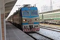 SS7D-0029 in Xianyang railway station.
