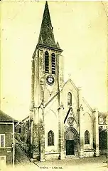The Church of Our Lady of the Assumption on a postcard franked in 1903