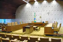 The courtroom of the Supreme Federal Court