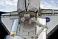 LMC at the back of the payload bay STS-131 (retained in the payload bay throughout the flight)