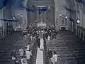 Interior at a wedding. 1949.