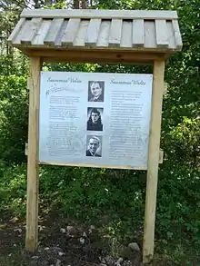 Information plaque about the Saaremaa Waltz
