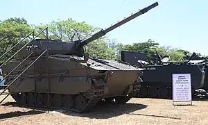 Sabrah Light Tank presented during the 126th Philippine Army Founding Anniversary
